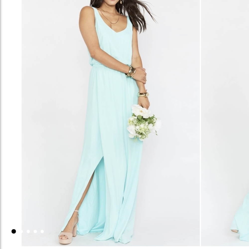 Show Me Your MuMu Light Blue Maxi Dress
